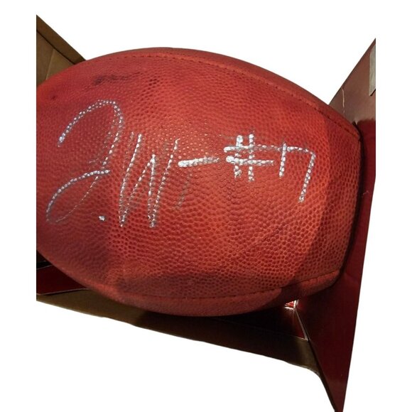 Autographed Wilson NFL Ball Miami Dolphins Jaylen Waddle #17 In Original Box NEW - Picture 2 of 8